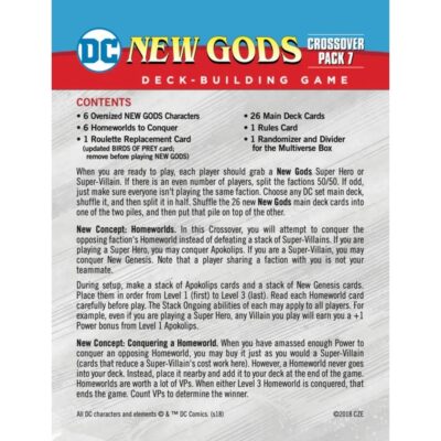 DC Comics Deck Building Game: Crossover Pack 4: New Gods (Ing) - Cryptozoic Games - Imagen 7