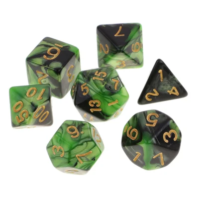 Set Dice Ravenous Snake (7 Dice) – Set Dice Liquid