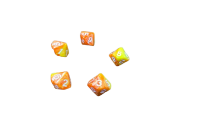 Set Dice  d10 Fire Flames (5 Dice) – Set Dice Liquid