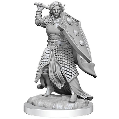 Mini Nolzur's Marvelous: W16 - Elf Cleric Male - Wizkids - Imagen 3