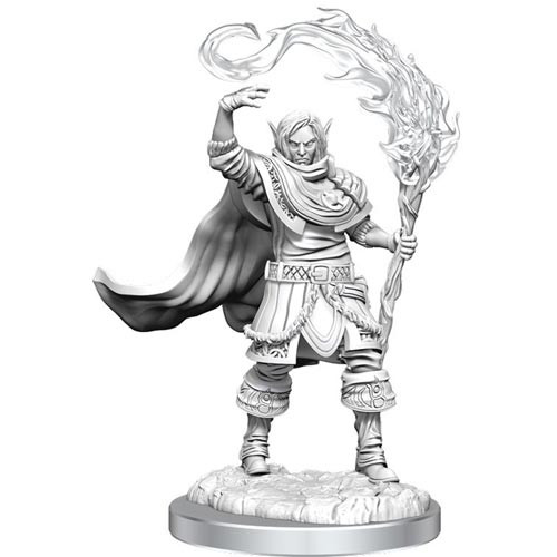 Mini Nolzur's Marvelous: W16 - Elf Cleric Male - Wizkids - Imagen 2
