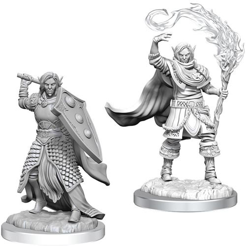 Mini Nolzur's Marvelous: W16 - Elf Cleric Male - Wizkids