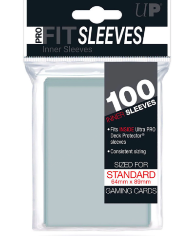 Fundas Pro-Fit Standard Size Deck Protectors 100ct.: Clear - Ultra Pro