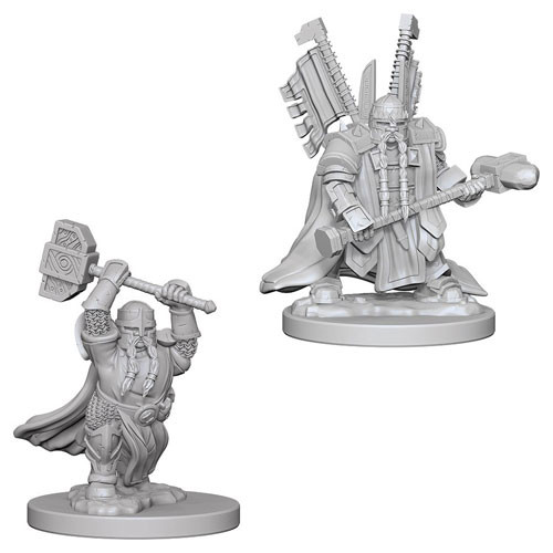 Mini Nolzur's Marvelous: W4 Male Dwarf Paladin - Wizkids