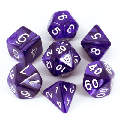 Set Dice Purple (7 Dice) – Set Dice Liquid