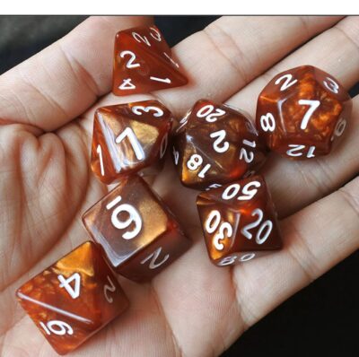 Set Dice Wood(7 Dice) – Set Dice Liquid