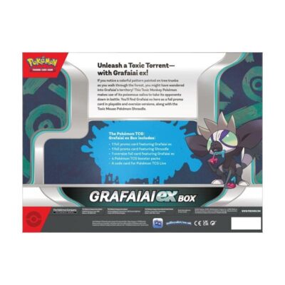 Pokemon TCG Colección Grafaiai Ex Box (Eng) - Imagen 4