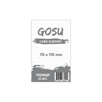 FUNDA GOSU 70 X 100 MM Premium (50 Cnt) Gris