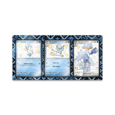 Pokemon TCG Scarley & Violet Paldean Fates Premium colection Quaquaval Ex - Imagen 3