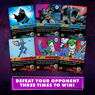 DC Comics Deck Building Game Rivals: Batman vs Joker (Ing) - Imagen 3