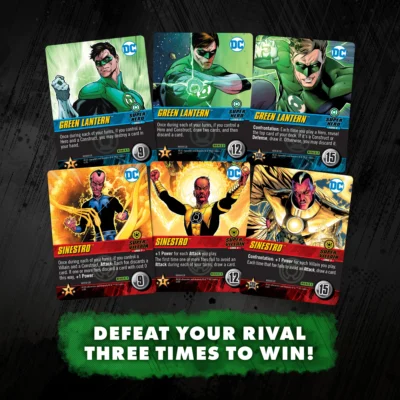 DC Comics Deck Building Game Rivals: Green Lantern vs Sinestro (Ing) - Imagen 4