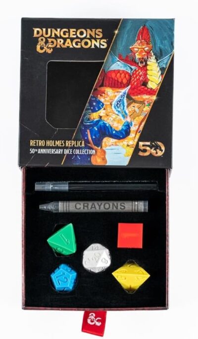 DnD 50th Anniversary Dice Collection: Retro Holmes Replica (Dice Set) - Imagen 3