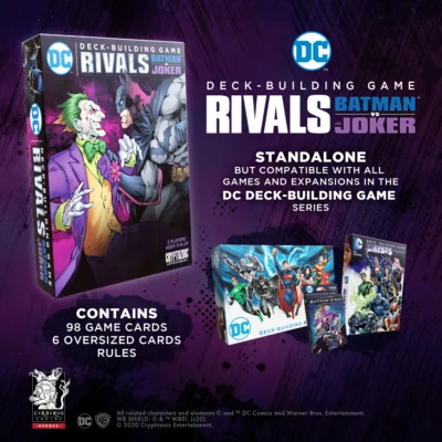 DC Comics Deck Building Game Rivals: Batman vs Joker (Ing) - Imagen 5