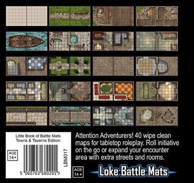 Little Book of Battle Mats Towns and Taverns Edition - Imagen 3