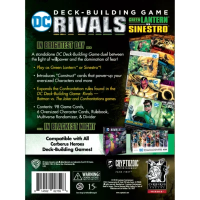 DC Comics Deck Building Game Rivals: Green Lantern vs Sinestro (Ing) - Imagen 6