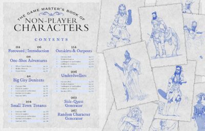 DnD 5th Ed. The Game Master's Book Of Non-Player Characters (ALT Cover) - Imagen 2