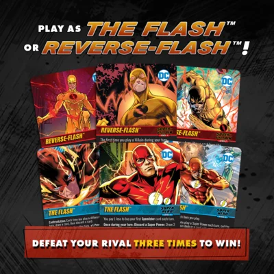 DC Comics Deck Building Game Rivals: The Flash vs Reverse Flash (Ing) - Imagen 4