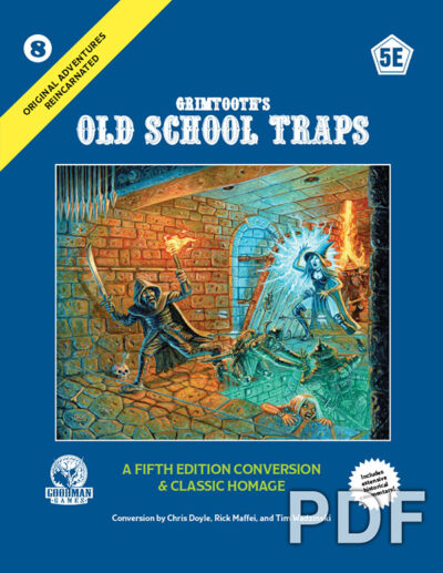 Dungeon Crawl Classics: 5E Grimtooth's Old Shool Traps - (Ing) (Manual)