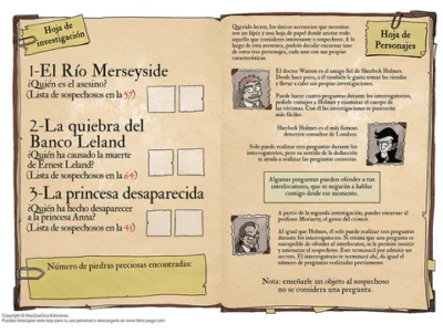 Sherlock Holmes & Moriarty Asociados - Libro Juego (11) - Imagen 3