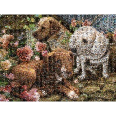 Puzzle Ywow Rompecabezas 50PZ PIXXLE: Cachorros - Imagen 2