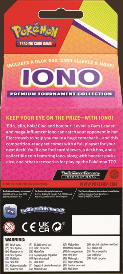 Pokémon TCG: IONO Premium Tournament Collection Display (Ing) - Imagen 3