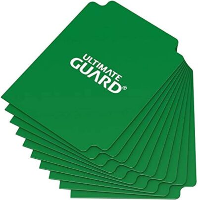 Ultimate Guard Card Dividers 10 Units Standard Size Green - Imagen 2