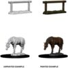Mini Deep Cuts Unpainted Miniatures: Wave 10: Horse & Hitch - Wizkids - Imagen 2