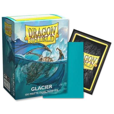 Dragon Shield: Dual Matte Sleeves - Glacier (100 Sleeves) - Imagen 2