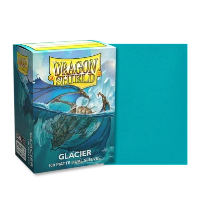 Dragon Shield: Dual Matte Sleeves - Glacier (100 Sleeves) - Imagen 3