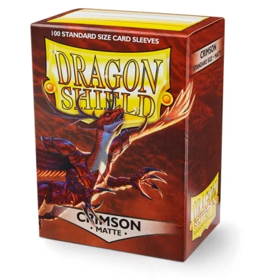 Dragon Shield Sleeves: Standard - Matte: Crimson (100 ct.)