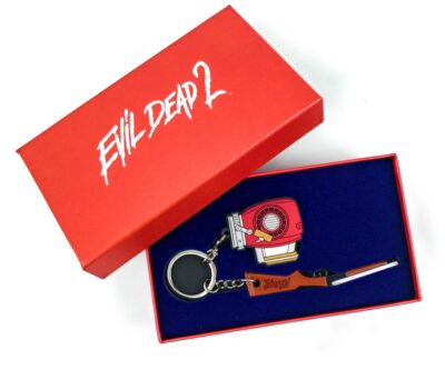 EVIL DEAD 2 Llavero Escopeta Boomstick en Caja Caja Caja Botín DX Exclusivo