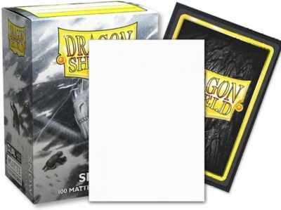 Dragon Shield: Dual Matte Sleeves - Snow (100 Sleeves) - Imagen 2