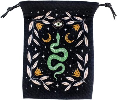 Bolsa Para Dados Diseño Tarot Art: Snake on Night – Set Dice