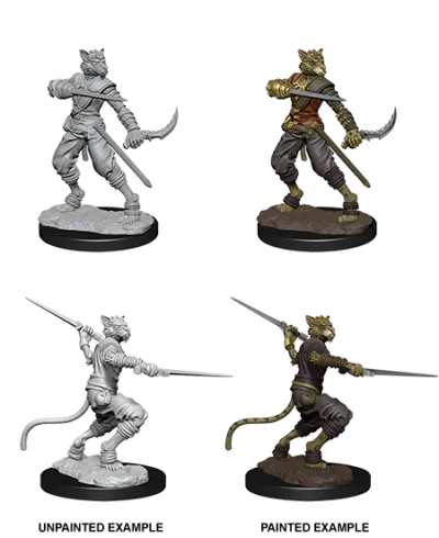 Mini. D&D Nolzur's Marvelous Unpainted Minis: Tabaxi Rogue - Imagen 2