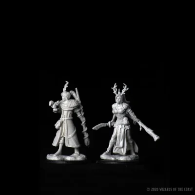 Mini. D&D Nolzur's Marvelous Unpainted Minis: Human Druid - Imagen 3