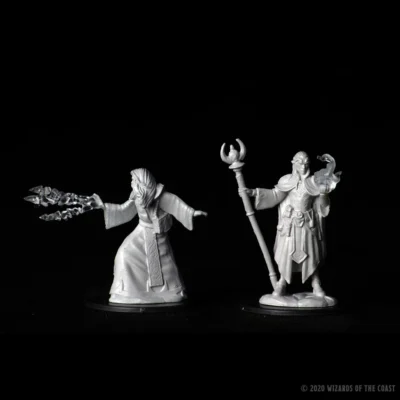 Mini. D&D Nolzur's Marvelous Unpainted Minis: W12 Male Elf Wizard - Imagen 2