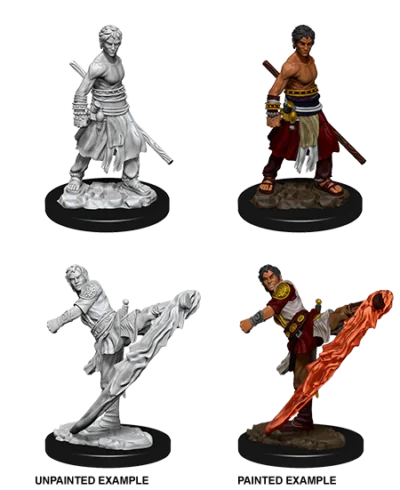 Mini. D&D Nolzur's Marvelous Unpainted Minis: W10 Male Half-Elf Monk - Imagen 3