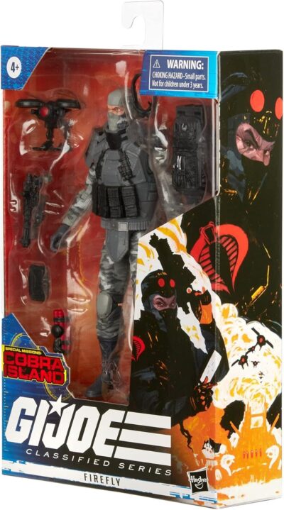 Exclusive G.I. Joe Classified Series Cobra Island Firefly Figure - Imagen 2