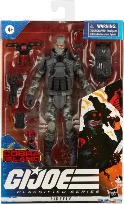 Exclusive G.I. Joe Classified Series Cobra Island Firefly Figure