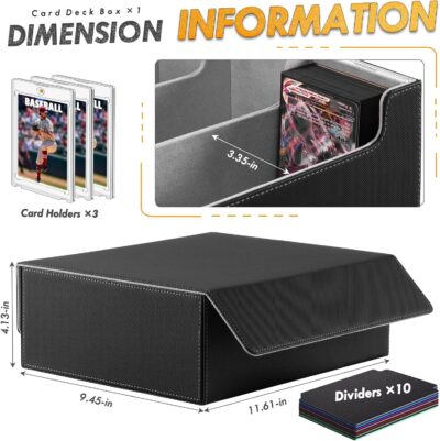 Kitoys Card Deck Case for Game Card and Sport Cards - Imagen 3