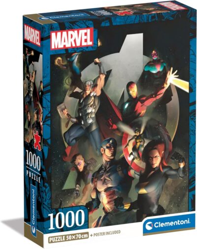 Puzzle - Clementoni 1000 PZ Marvel The Avengers Collection