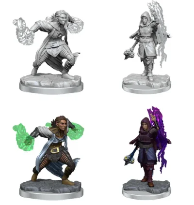 Mini. D&D Nolzur's Marvelous Unpainted Minis: Half-Elf Warlock - Imagen 2