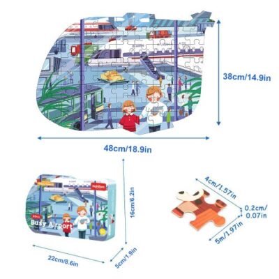 Puzzle - Hahowa Busy Airport - Imagen 3