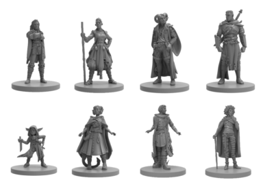 Critical Role Miniatures Mighty Nein by Steamforged Games - Imagen 2