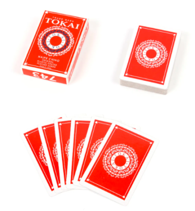 Trade Mark TOKAI Plastic coated cards Red