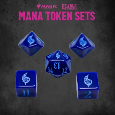 MTG Beadle & Grimm's Blue Mana Token Set - Imagen 4