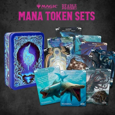 MTG Beadle & Grimm's Blue Mana Token Set - Imagen 2