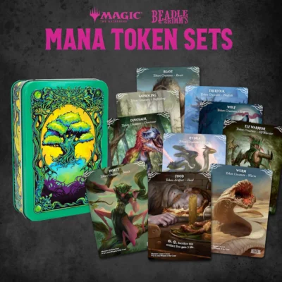 MTG Beadle & Grimm's Green Mana Token Set - Imagen 2