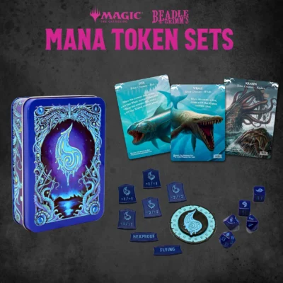 MTG Beadle & Grimm's Blue Mana Token Set