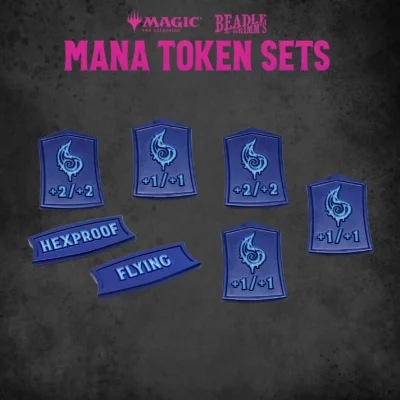 MTG Beadle & Grimm's Blue Mana Token Set - Imagen 3